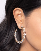 Paparazzi Presidential Pizzazz - Gold Hoop Earrings