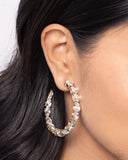 Paparazzi Presidential Pizzazz - Gold Hoop Earrings
