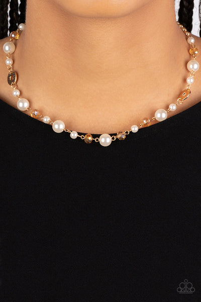 Paparazzi Traditional Transcendence - Gold Necklace