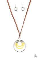 Paparazzi Hypnotic Happenings - Yellow Necklace