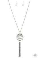 Paparazzi Spiraling Sparkle - Black Necklace