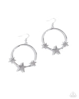 Paparazzi Let SPARKLE Ring! - Silver Earrings