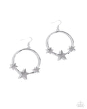 Paparazzi Let SPARKLE Ring! - Silver Earrings