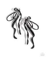 Paparazzi Trendy Tapestry - Black Post Earrings