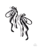 Paparazzi Trendy Tapestry - Black Post Earrings