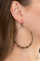 Paparazzi Simple Synchrony - Brass Earrings