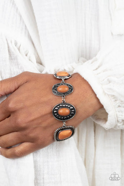 Paparazzi Taos Trendsetter - Brown Bracelet