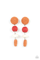 Paparazzi Twine Tango - Multi Post Earrings