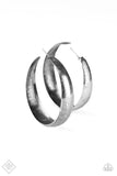 Paparazzi Desert Wanderings - Silver Hoop Earrings