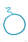 Paparazzi Braided Battalion - Blue Necklace