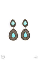 Paparazzi Country Soul - Brass Clip-On Earrings