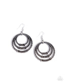 Paparazzi Contemporary Culture - Silver Earrings