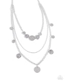 Paparazzi Dynasty Dance - Silver Necklace