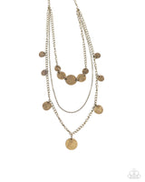 Paparazzi Dynasty Dance - Brass Necklace