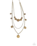 Paparazzi Dynasty Dance - Brass Necklace