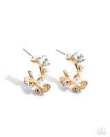Paparazzi Dazzling Daydream - Gold Hoop Earrings
