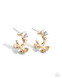 Paparazzi Dazzling Daydream - Gold Hoop Earrings
