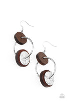 Paparazzi Artisanal Aesthetic - White Earrings
