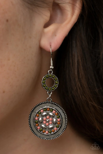 Paparazzi Meadow Mantra - Multi Earrings
