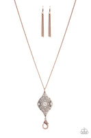 Paparazzi Totally Worth The TASSEL - Copper Lanyard Necklace