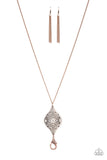 Paparazzi Totally Worth The TASSEL - Copper Lanyard Necklace