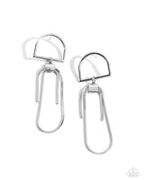 Paparazzi Minimalistic Maven - Silver Post Earrings