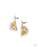 Paparazzi Lady Lemon - Yellow Post Earrings