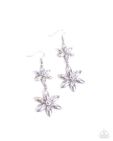 Paparazzi Pearl Posy - Silver Earrings