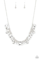 Paparazzi Long Live Sparkle - White Necklace