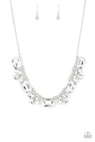 Paparazzi Long Live Sparkle - White Necklace