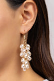 Paparazzi Pearl Posse - Gold Earrings