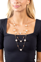 Paparazzi Glistening Gamut - Gold Necklace