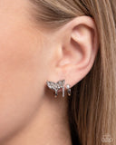 Paparazzi Mythical Marina - White Hoop Earrings