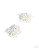 Paparazzi Sunset Shower - White Post Earrings