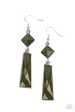 Paparazzi Hollywood Harmony - Green Earrings