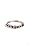 Paparazzi Crowns Only Club - Red Bracelet