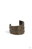 Paparazzi Mechanical Motif - Brass Bracelet