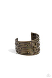 Paparazzi Mechanical Motif - Brass Bracelet