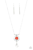 Paparazzi Boulevard Bazaar - Red Lanyard Necklace