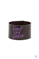 Paparazzi Simply Stunning - Purple Wrap Bracelet