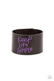 Paparazzi Simply Stunning - Purple Wrap Bracelet