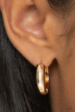 Paparazzi Simply Sinuous & Textured Theme - Gold Hoop Earrings Set