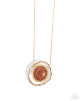Paparazzi Gentle Glitter - Gold Necklace