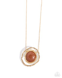 Paparazzi Gentle Glitter - Gold Necklace