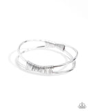 Paparazzi Tactile Thrill - Silver Bracelet