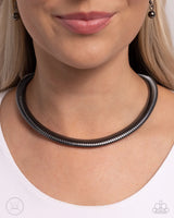 Paparazzi Choker Of The Century - Black Choker Necklace