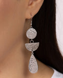 Paparazzi Thrift Shop Trove - Silver Earrings
