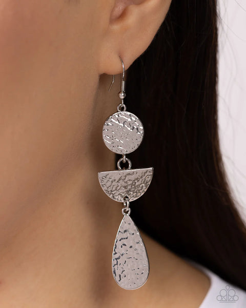 Paparazzi Thrift Shop Trove - Silver Earrings