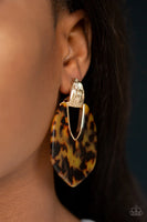 Paparazzi My Animal Spirit - Gold Post Earrings