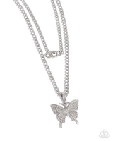 Paparazzi Aerial Arrangement - White Necklace